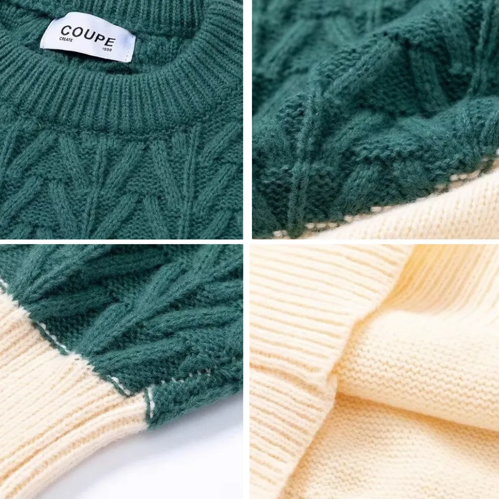 Artistic Irregular Braid Sweater