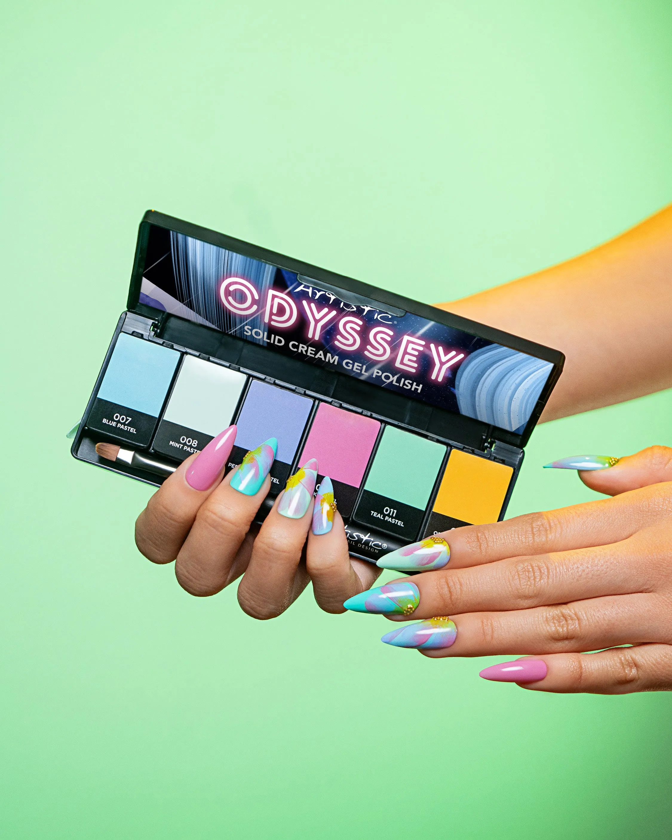 Artistic nail design cream gel palette - Odyssey 6 piece