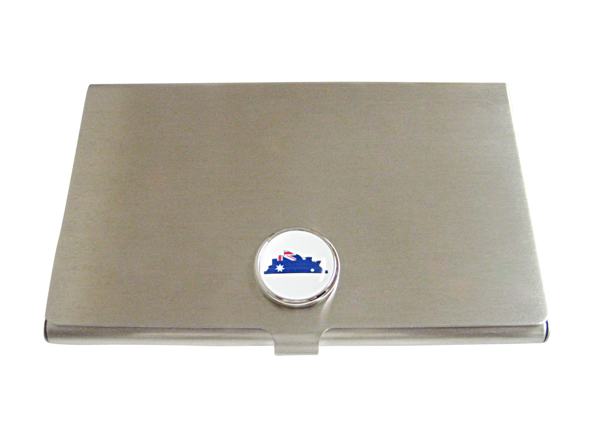 Australia Flag Iconic Opera House Business Card Holder