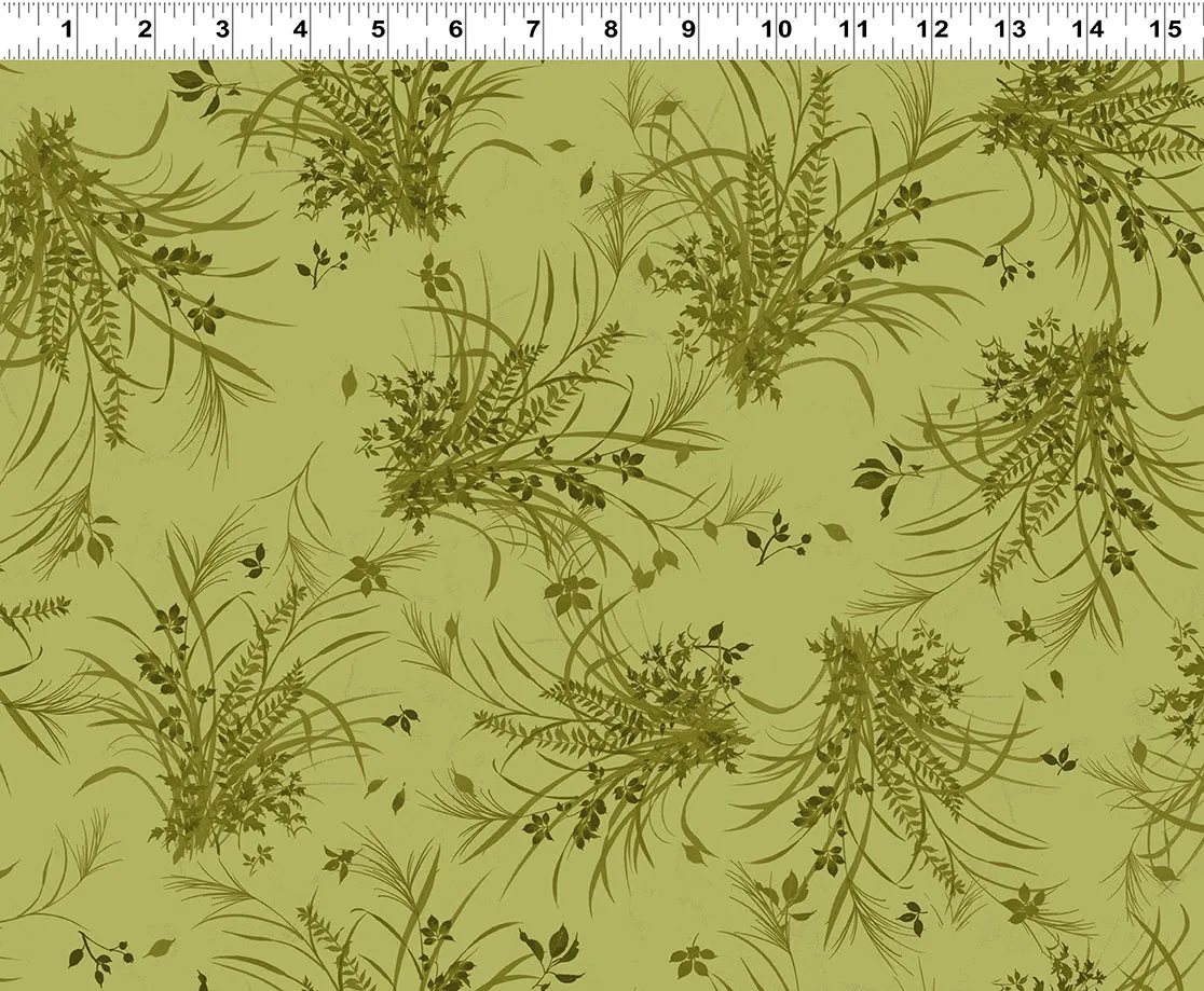 Autumn Air Harvest Tonal Dark Olive Y3001-25 @ $9.00 / yard