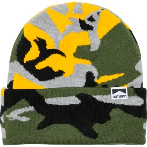 Autumn Camo Beanie Grey