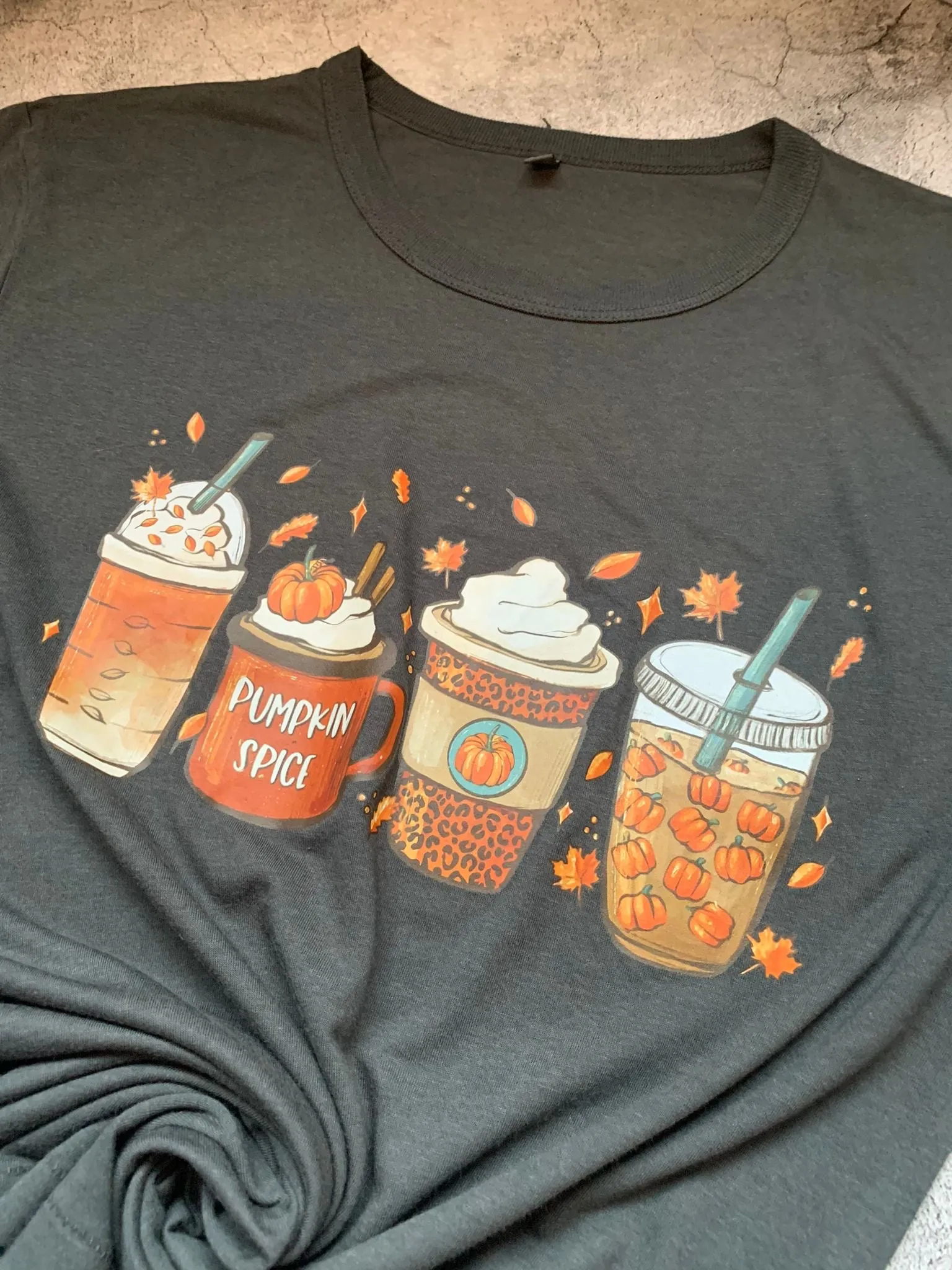 Autumn Coffee Tee - Adults