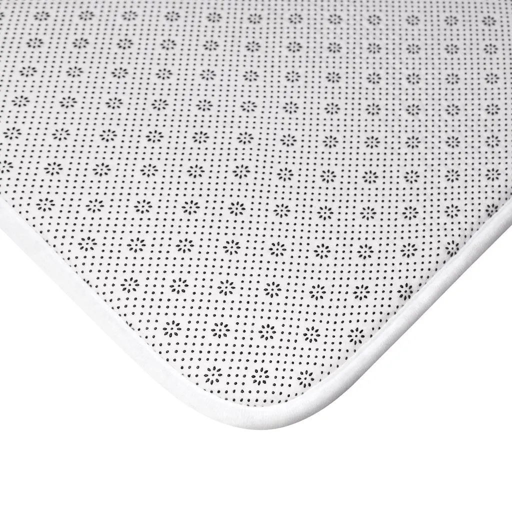 Autumn Floral Cascade Bath Mat