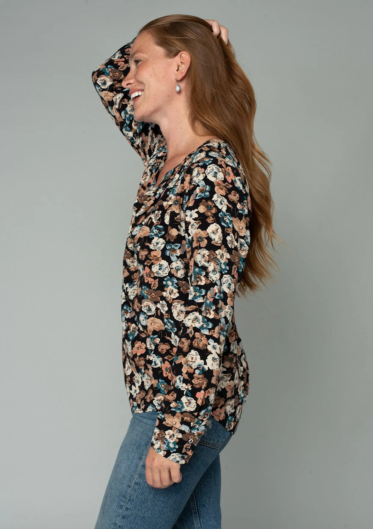 Autumn Floral Top