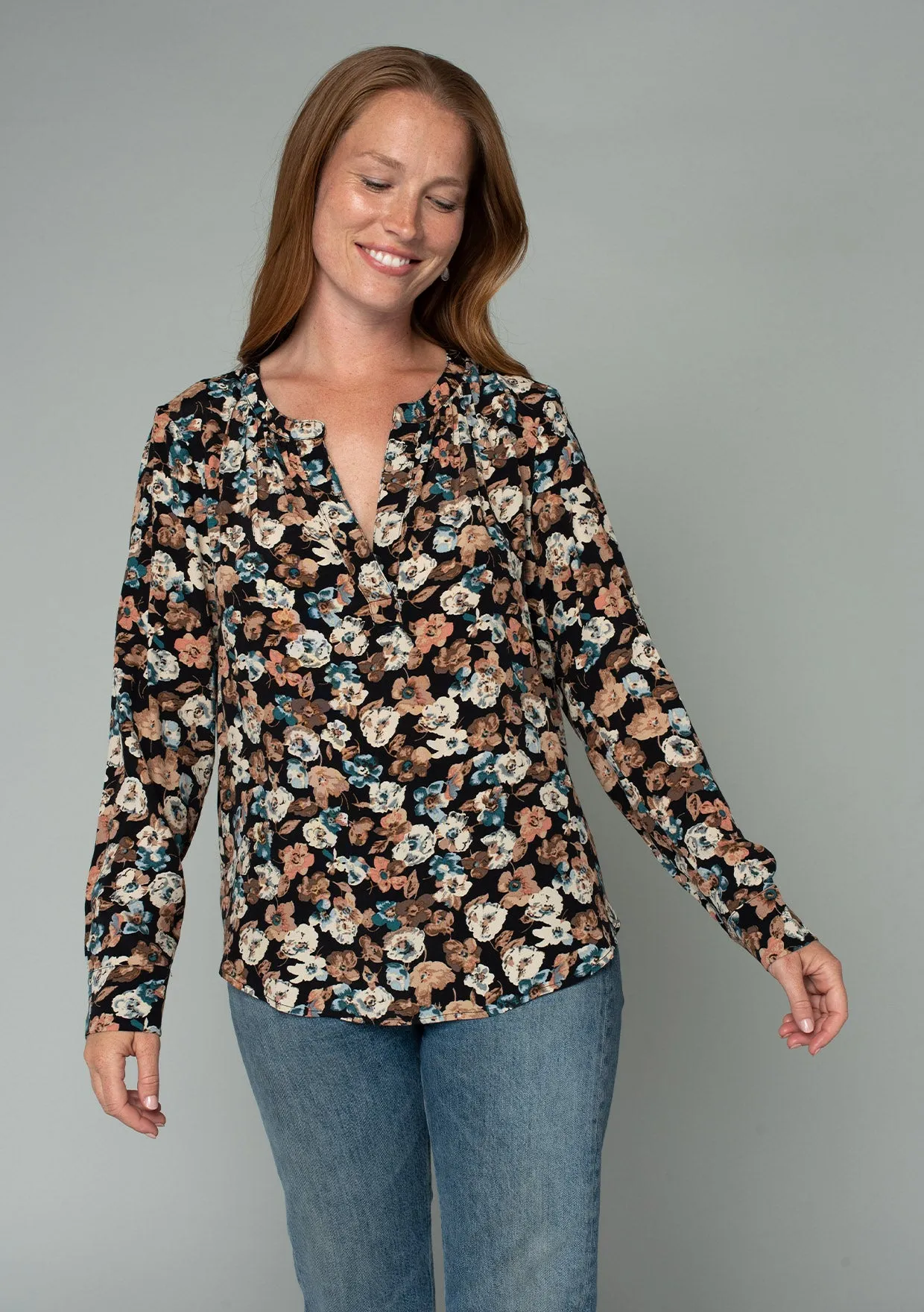 Autumn Floral Top
