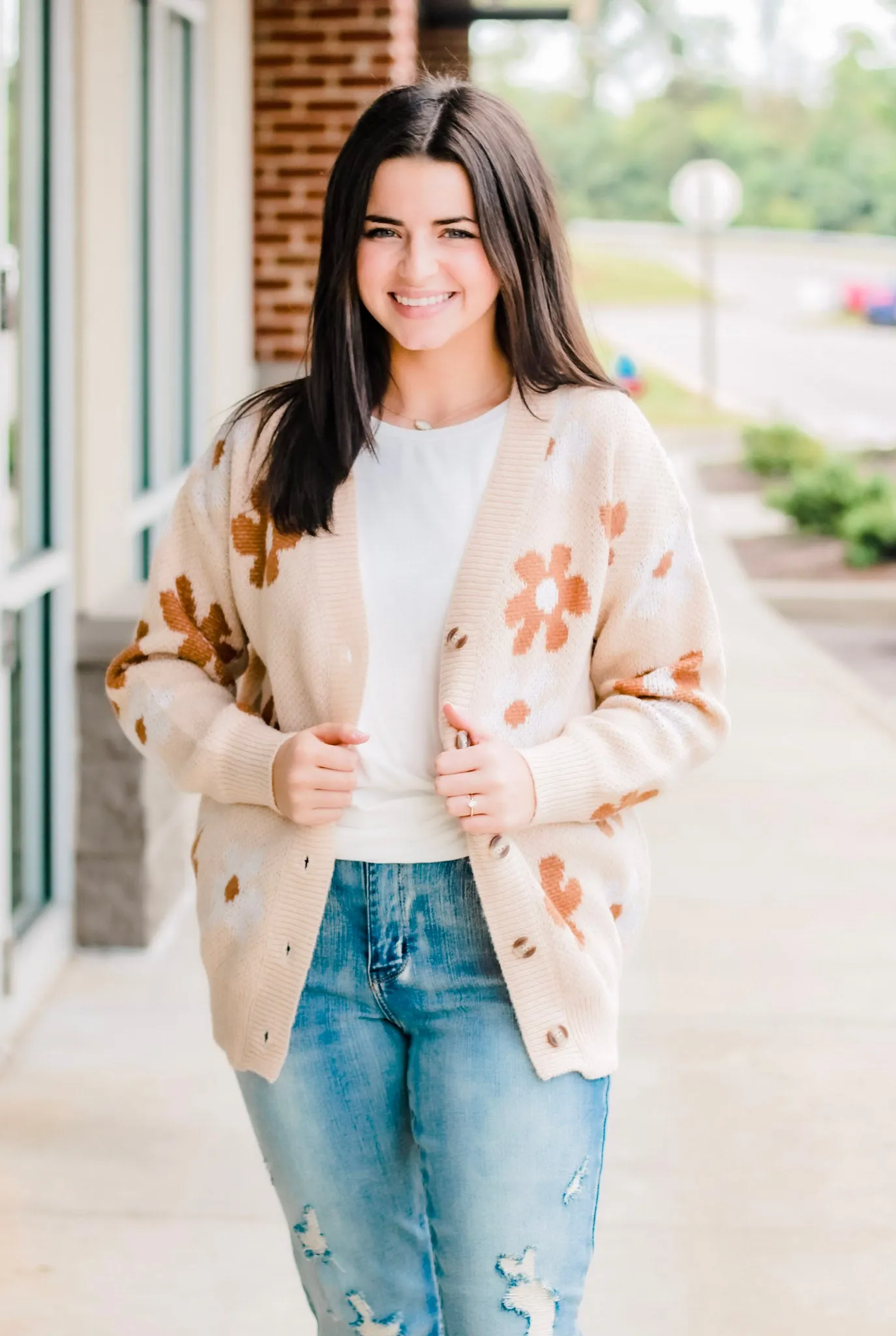 Autumn Flowers Cardigan