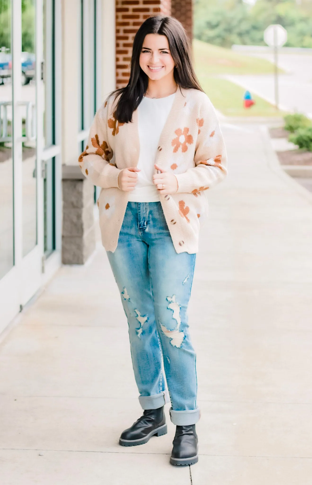 Autumn Flowers Cardigan