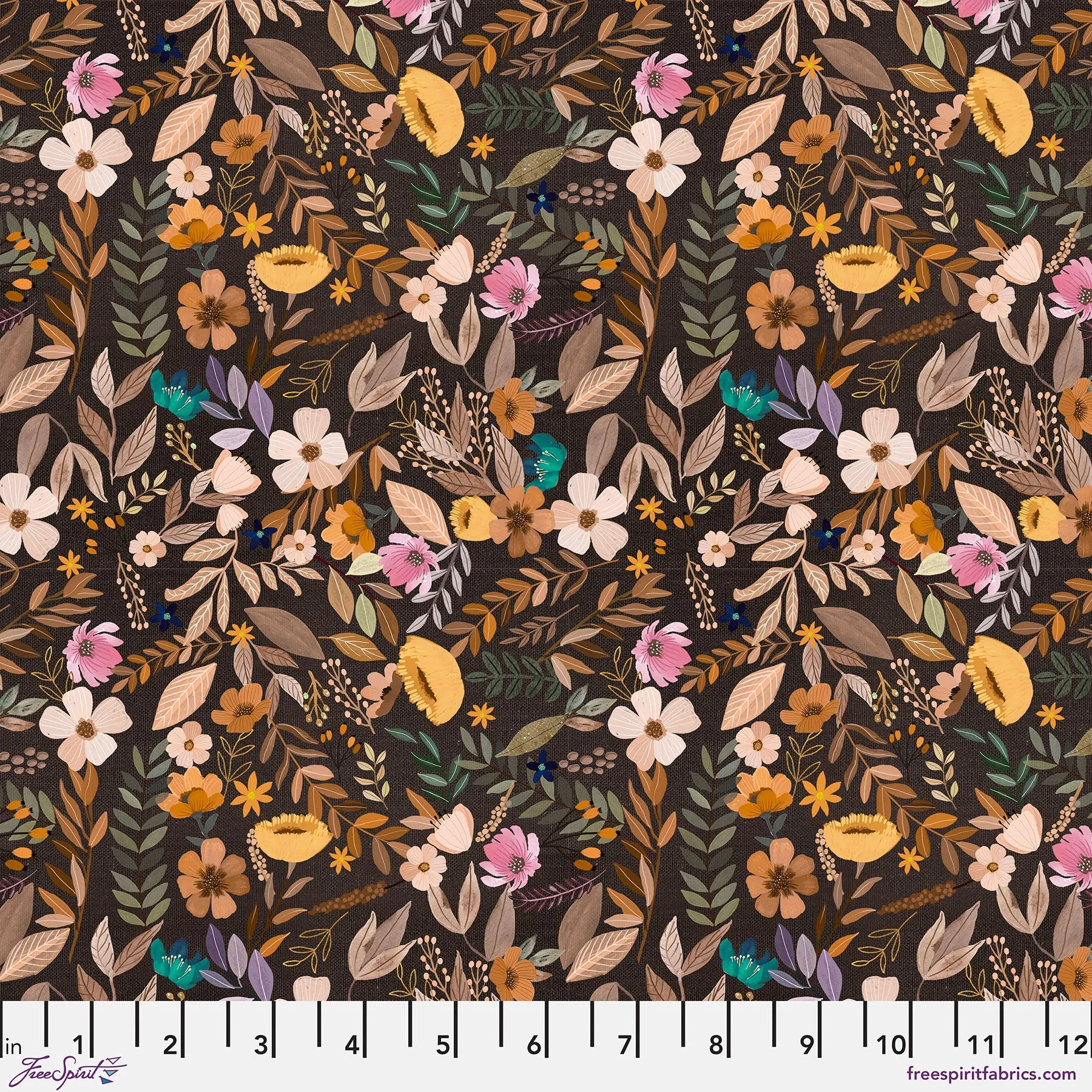 Autumn Friends, Autumn Evening in Dark Brown