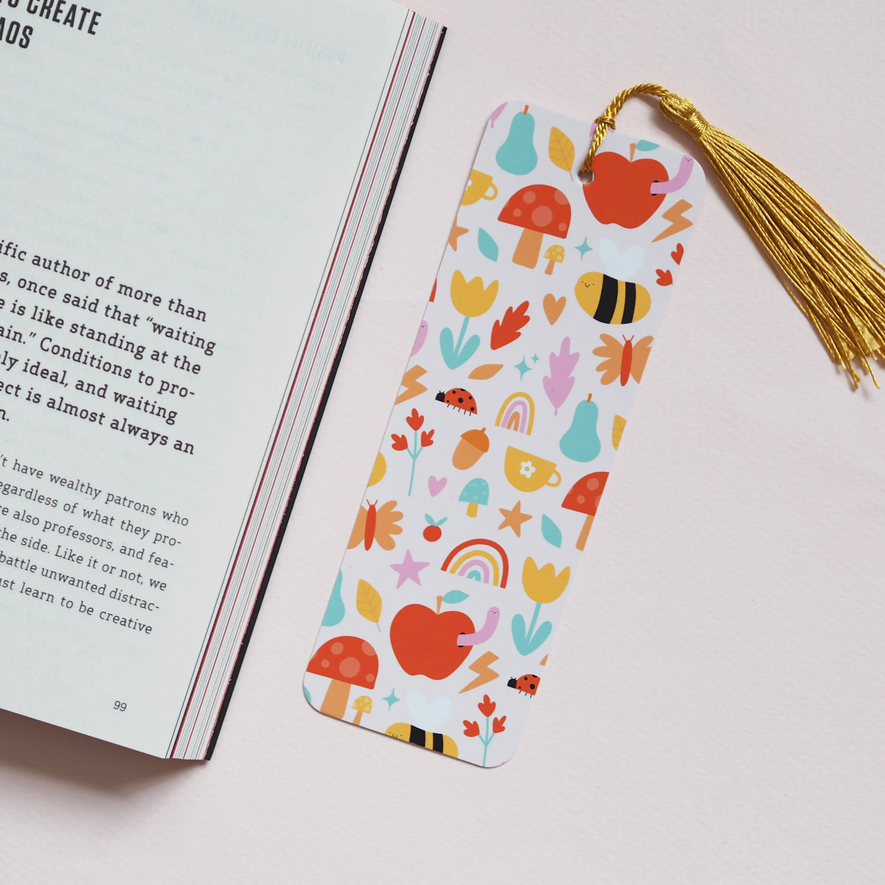 Autumn Insects Bookmark