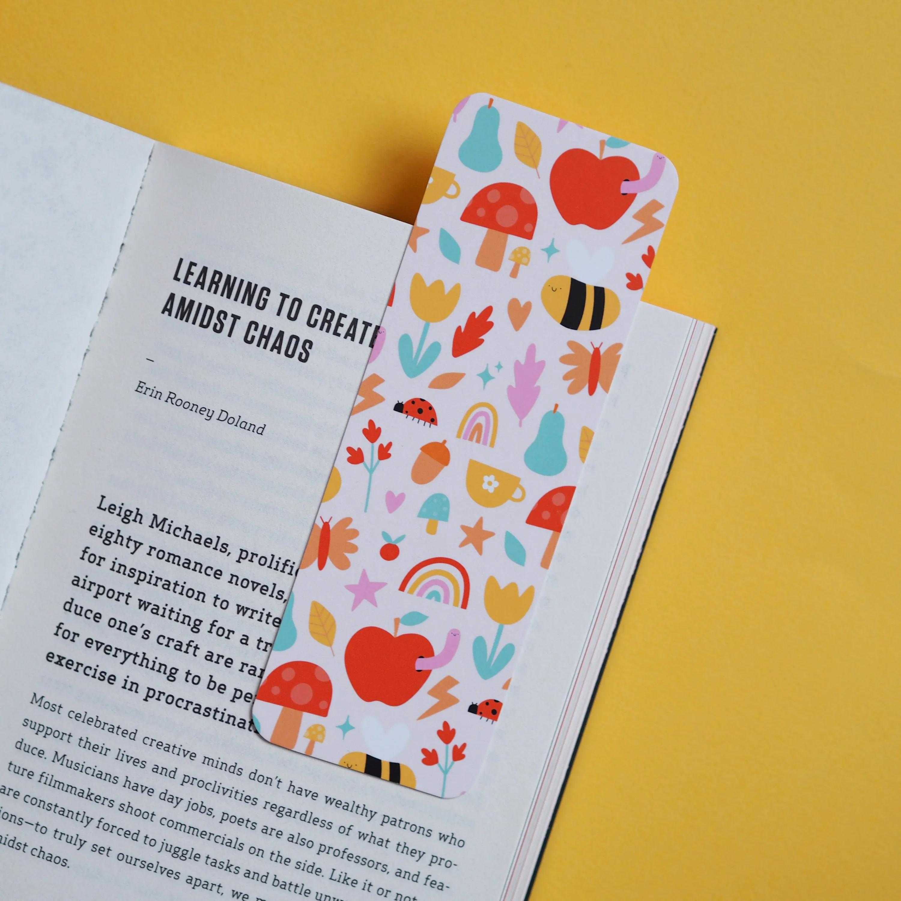 Autumn Insects Bookmark