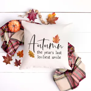 Autumn Quote Pillow Cover