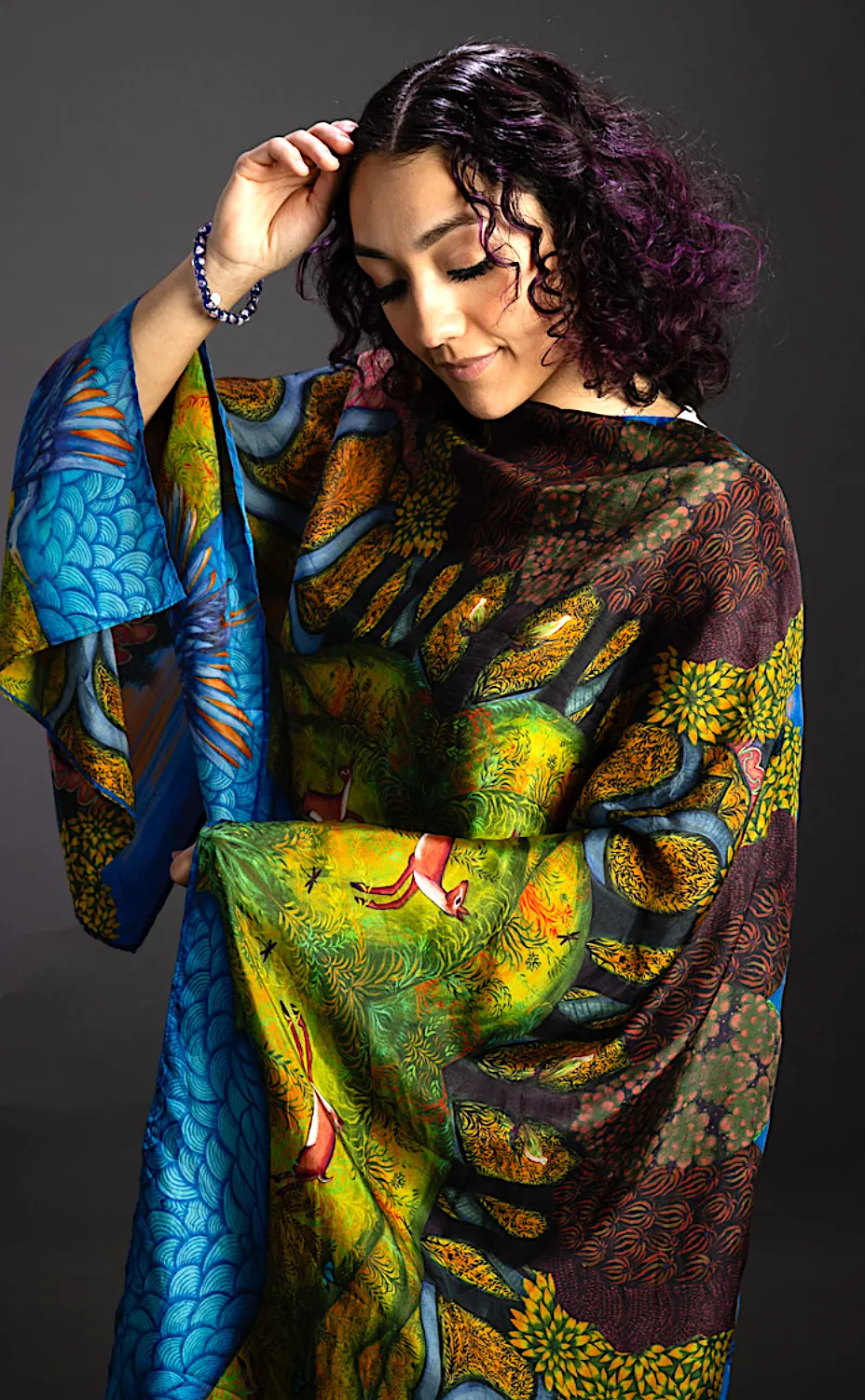 Autumn Silk Shawl