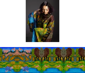 Autumn Silk Shawl