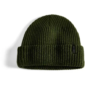 Autumn Wool Ribbed Knit Beanie Army