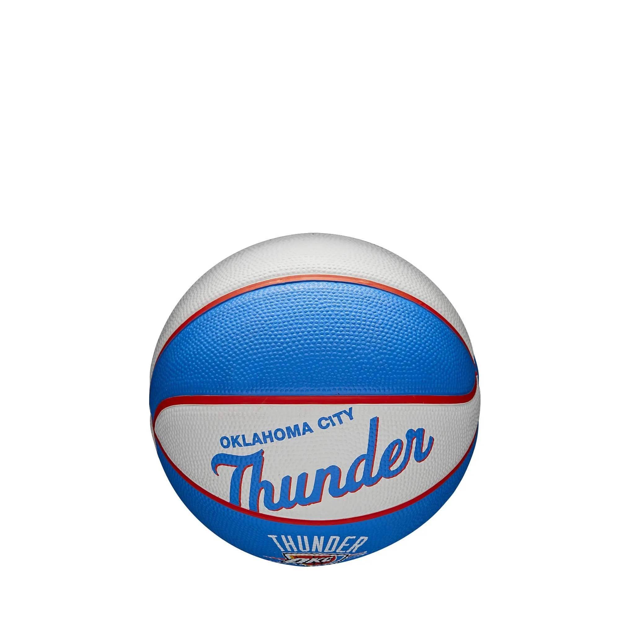 Basketbalová lopta Wilson NBA Team Retro Mini Oklahoma City Thunder (veľkosť 3)