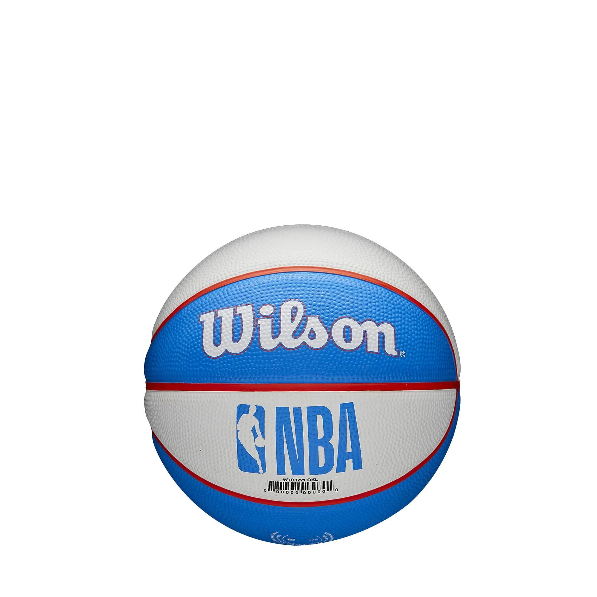 Basketbalová lopta Wilson NBA Team Retro Mini Oklahoma City Thunder (veľkosť 3)