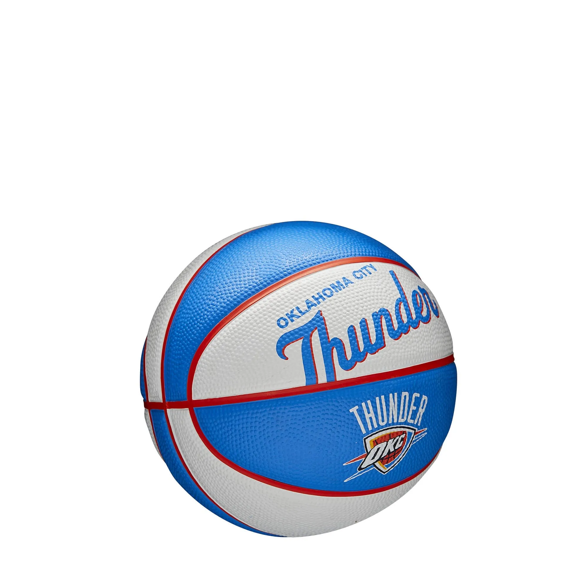 Basketbalová lopta Wilson NBA Team Retro Mini Oklahoma City Thunder (veľkosť 3)