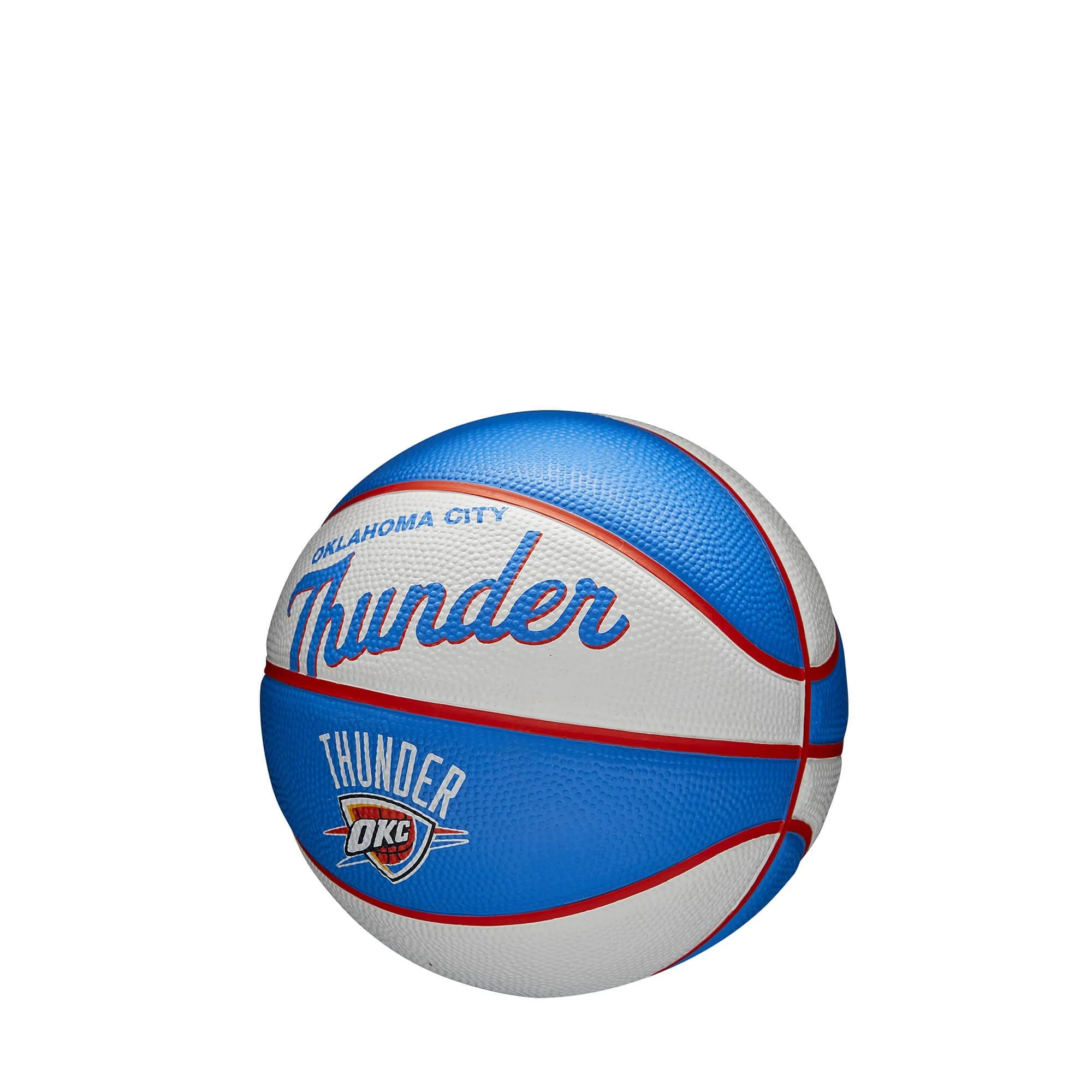Basketbalová lopta Wilson NBA Team Retro Mini Oklahoma City Thunder (veľkosť 3)