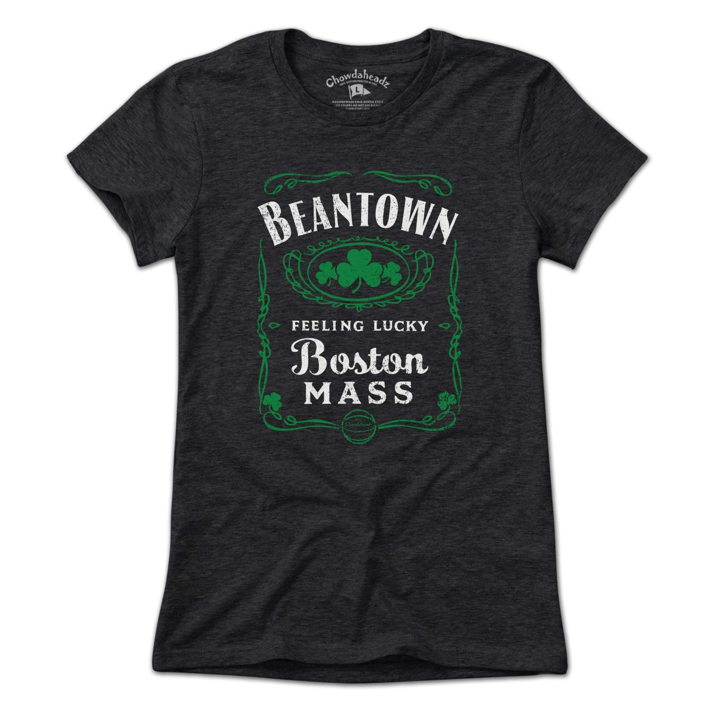 Beantown Boston Mass Label T-Shirt