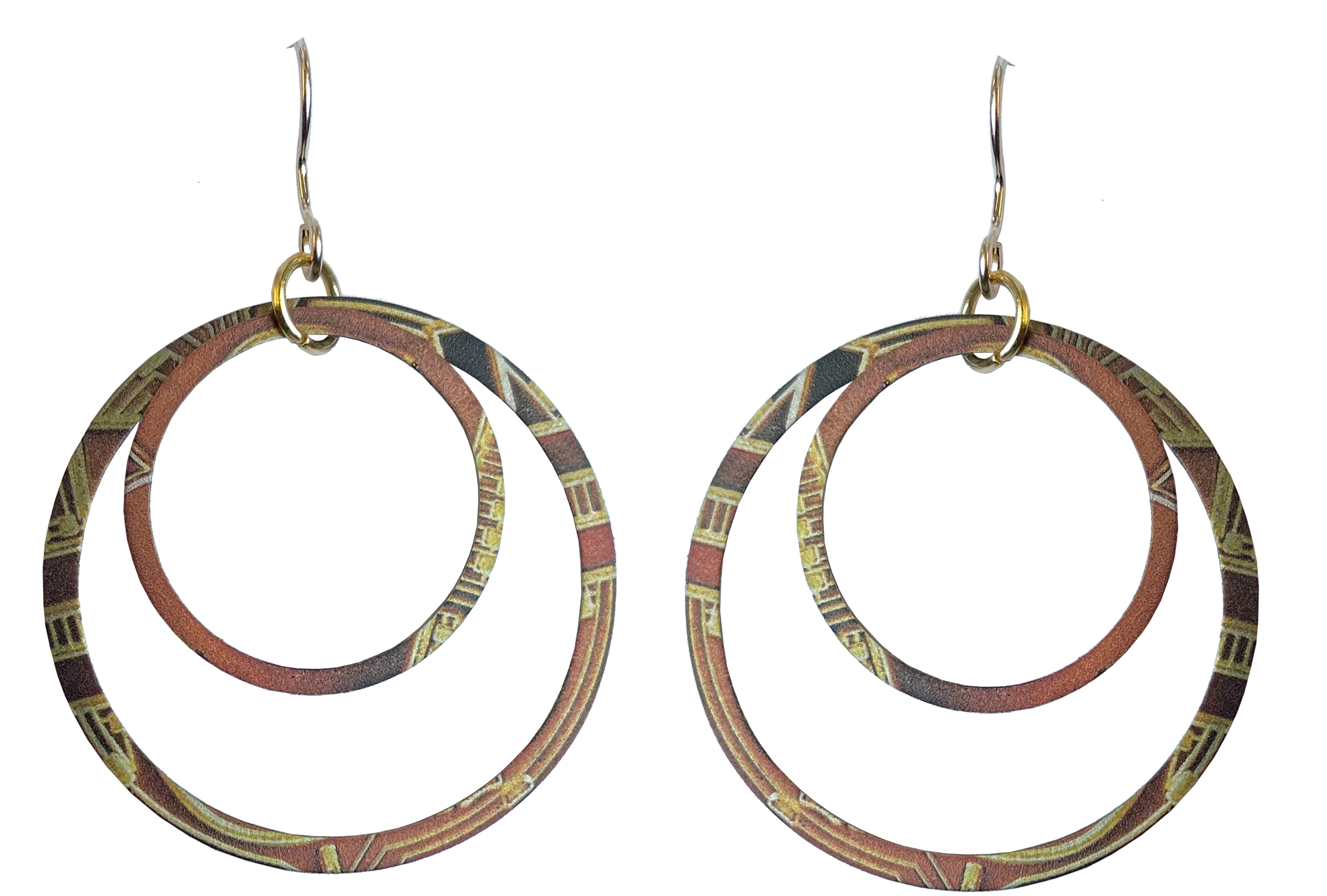Bitcoin Hoop Earrings by d'ears
