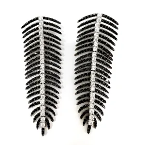Black Feather Earrings