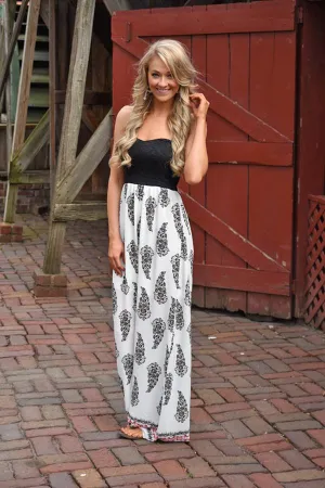 Black Feather Maxi