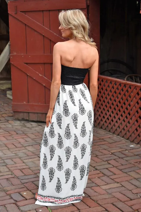 Black Feather Maxi