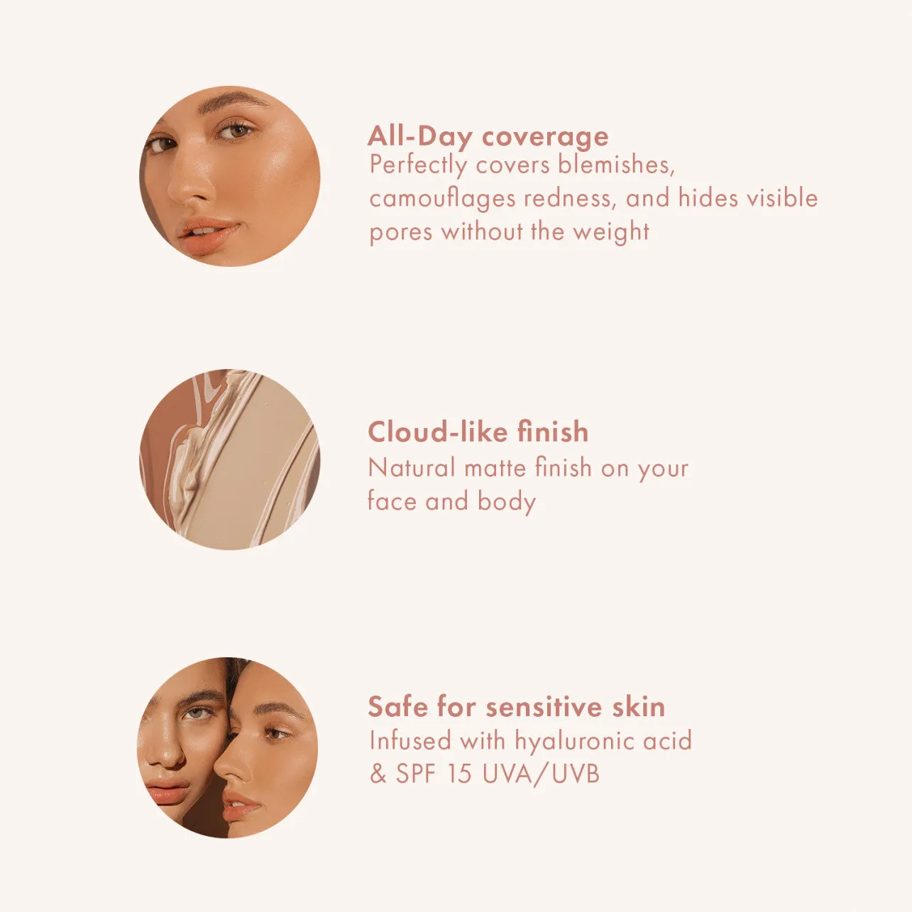 blk cosmetics Life-Proof Airy Matte Foundation Latte