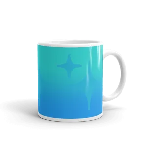 Blue Ghost Sparkle Mug