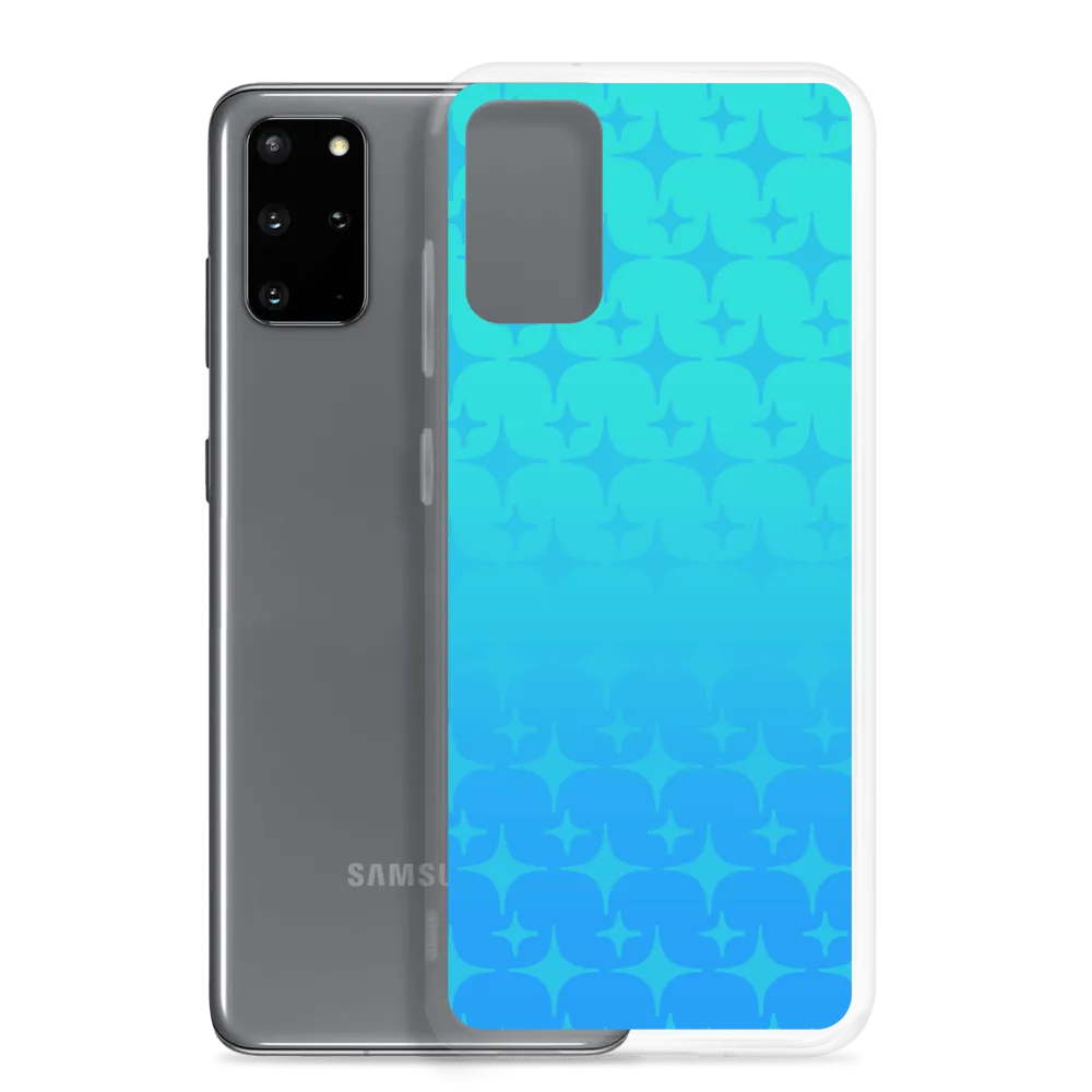 Blue Ghost Sparkle Phone Case (Samsung Galaxy S7/S7 Edge/S8/S8 /S9/S9 /S10/S10 /S10e/S20/S20 Plus/S20 Ultra)