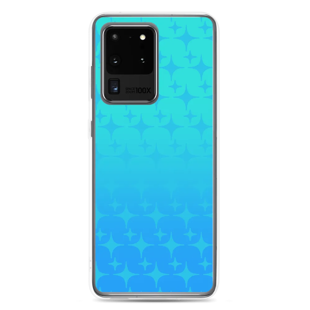 Blue Ghost Sparkle Phone Case (Samsung Galaxy S7/S7 Edge/S8/S8 /S9/S9 /S10/S10 /S10e/S20/S20 Plus/S20 Ultra)