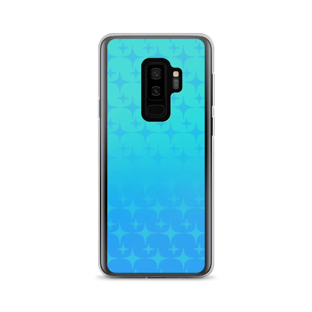Blue Ghost Sparkle Phone Case (Samsung Galaxy S7/S7 Edge/S8/S8 /S9/S9 /S10/S10 /S10e/S20/S20 Plus/S20 Ultra)