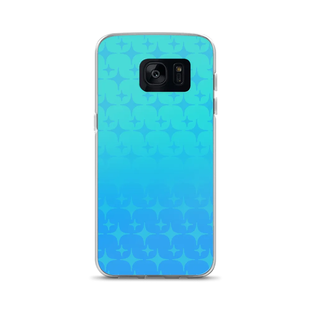 Blue Ghost Sparkle Phone Case (Samsung Galaxy S7/S7 Edge/S8/S8 /S9/S9 /S10/S10 /S10e/S20/S20 Plus/S20 Ultra)