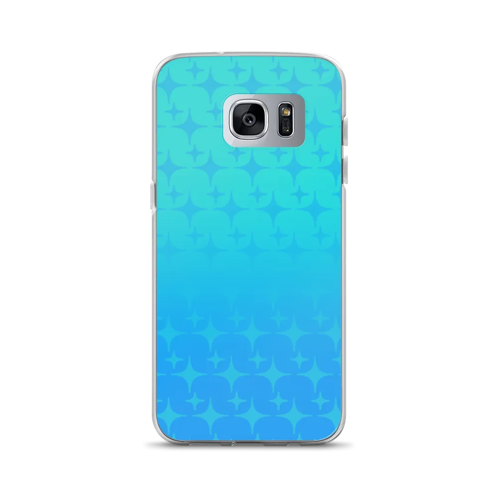 Blue Ghost Sparkle Phone Case (Samsung Galaxy S7/S7 Edge/S8/S8 /S9/S9 /S10/S10 /S10e/S20/S20 Plus/S20 Ultra)