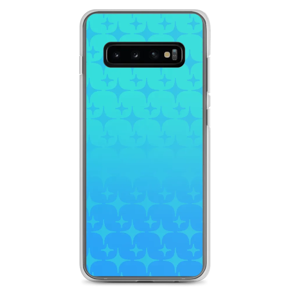 Blue Ghost Sparkle Phone Case (Samsung Galaxy S7/S7 Edge/S8/S8 /S9/S9 /S10/S10 /S10e/S20/S20 Plus/S20 Ultra)