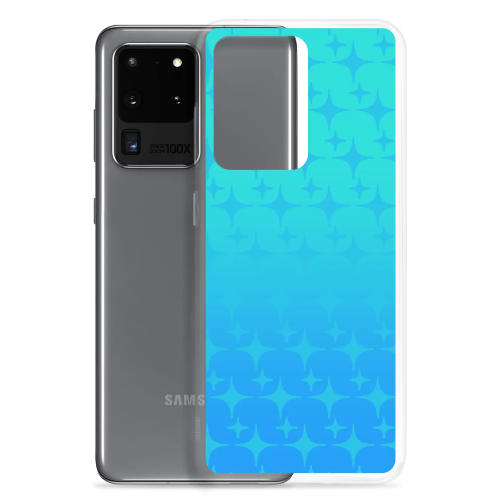 Blue Ghost Sparkle Phone Case (Samsung Galaxy S7/S7 Edge/S8/S8 /S9/S9 /S10/S10 /S10e/S20/S20 Plus/S20 Ultra)