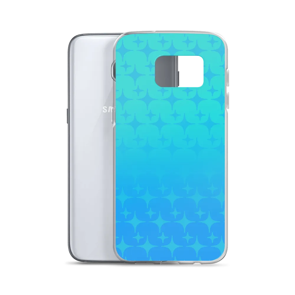 Blue Ghost Sparkle Phone Case (Samsung Galaxy S7/S7 Edge/S8/S8 /S9/S9 /S10/S10 /S10e/S20/S20 Plus/S20 Ultra)