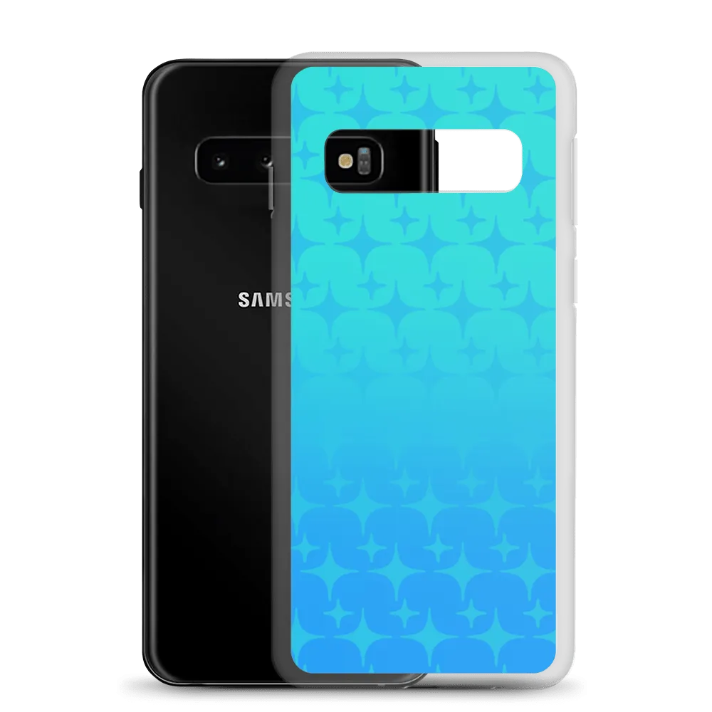 Blue Ghost Sparkle Phone Case (Samsung Galaxy S7/S7 Edge/S8/S8 /S9/S9 /S10/S10 /S10e/S20/S20 Plus/S20 Ultra)