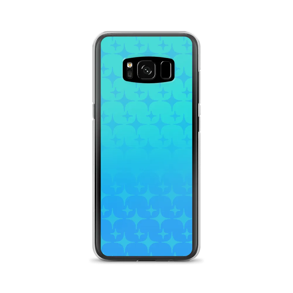 Blue Ghost Sparkle Phone Case (Samsung Galaxy S7/S7 Edge/S8/S8 /S9/S9 /S10/S10 /S10e/S20/S20 Plus/S20 Ultra)