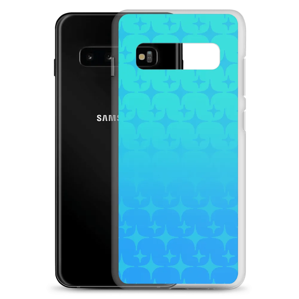 Blue Ghost Sparkle Phone Case (Samsung Galaxy S7/S7 Edge/S8/S8 /S9/S9 /S10/S10 /S10e/S20/S20 Plus/S20 Ultra)