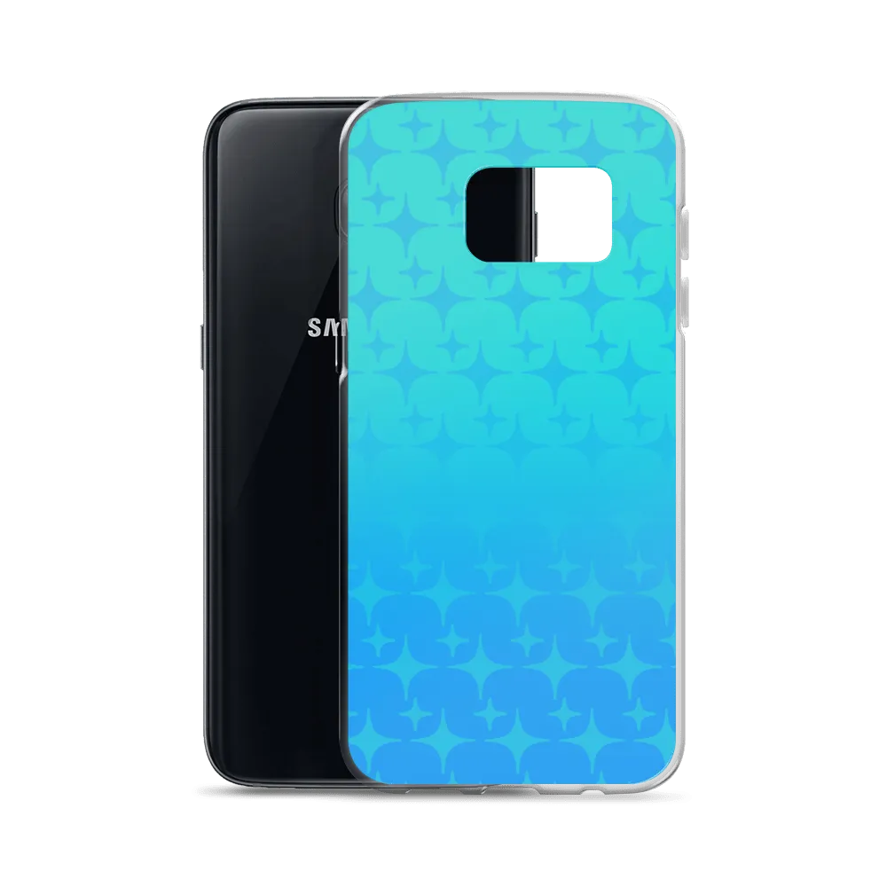 Blue Ghost Sparkle Phone Case (Samsung Galaxy S7/S7 Edge/S8/S8 /S9/S9 /S10/S10 /S10e/S20/S20 Plus/S20 Ultra)