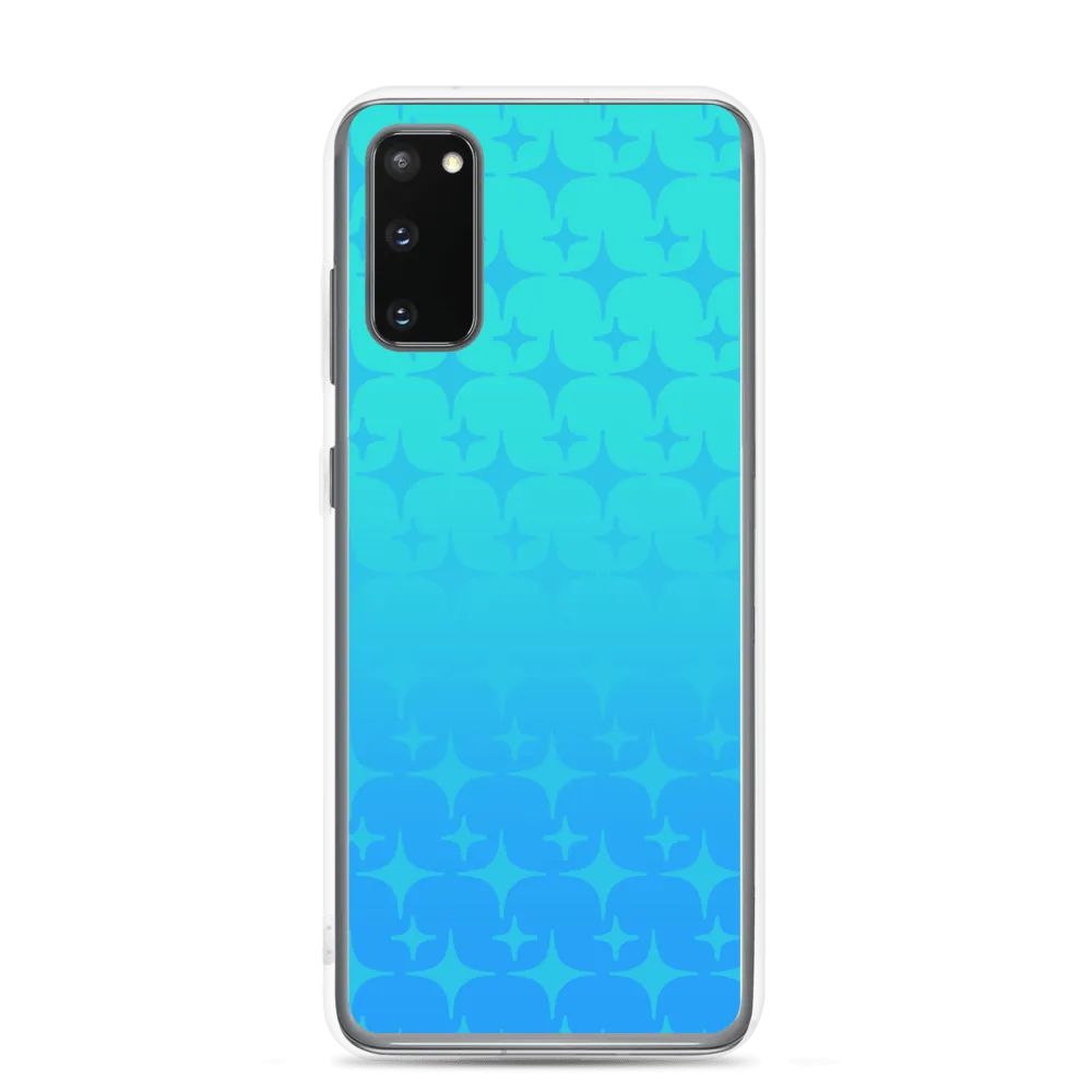 Blue Ghost Sparkle Phone Case (Samsung Galaxy S7/S7 Edge/S8/S8 /S9/S9 /S10/S10 /S10e/S20/S20 Plus/S20 Ultra)