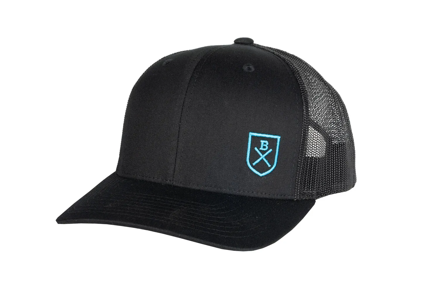 Bluesmiths Embroidered Shield Retro Trucker Cap