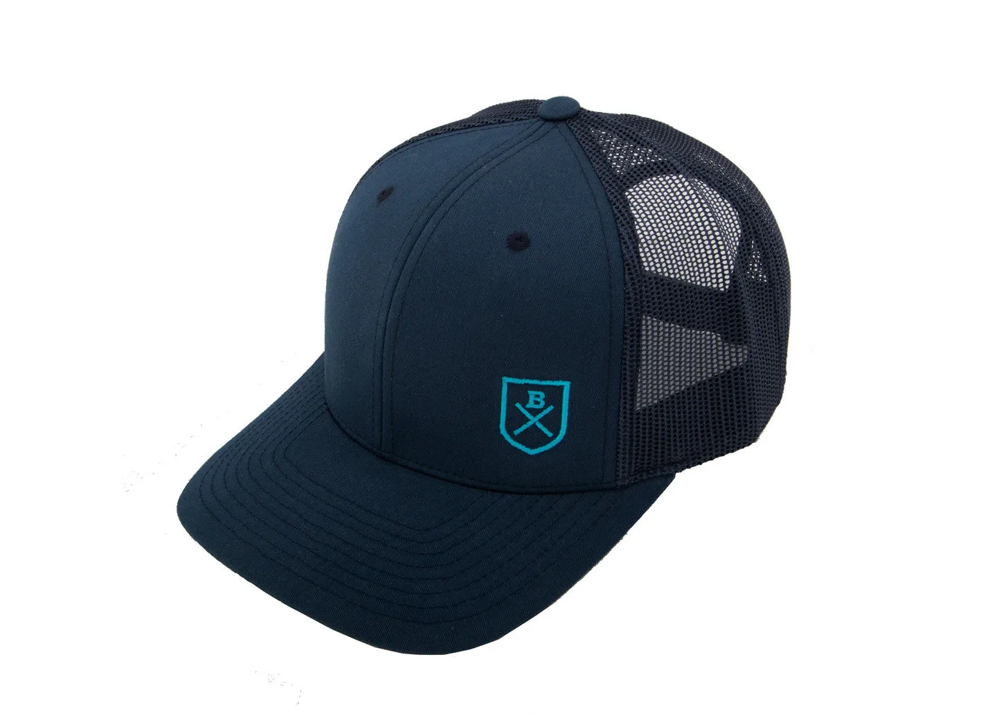 Bluesmiths Embroidered Shield Retro Trucker Cap