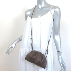 Bottega Veneta The Mini Pouch Dark Brown Leather Crossbody Bag
