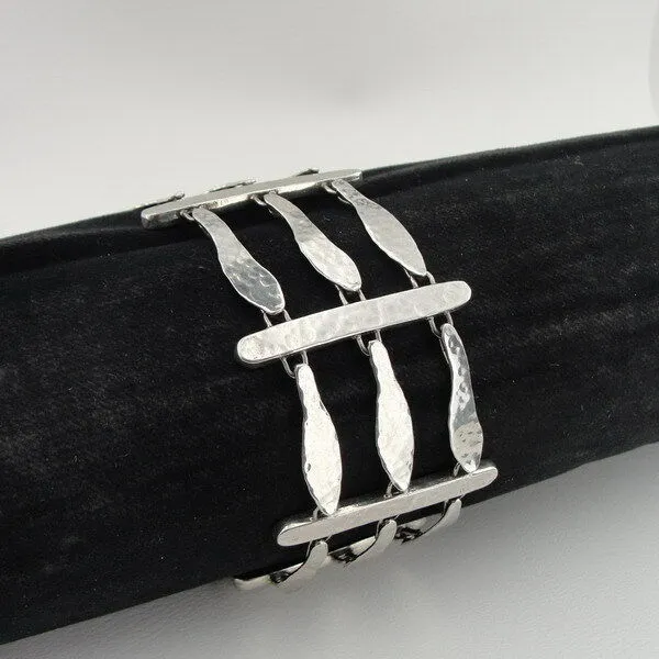 Bracelet 925 Sterling Silver Full of Presence Handmade Hadar Designers (H) SALE