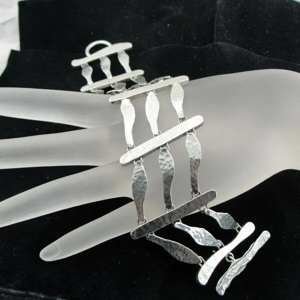Bracelet 925 Sterling Silver Full of Presence Handmade Hadar Designers (H) SALE
