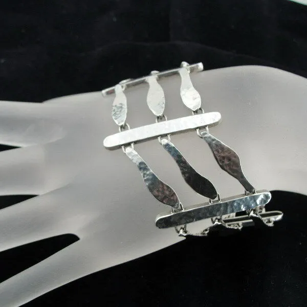 Bracelet 925 Sterling Silver Full of Presence Handmade Hadar Designers (H) SALE