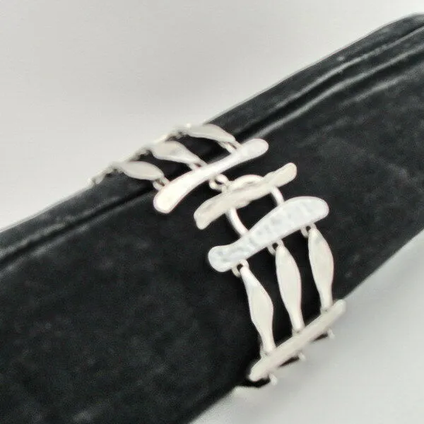 Bracelet 925 Sterling Silver Full of Presence Handmade Hadar Designers (H) SALE