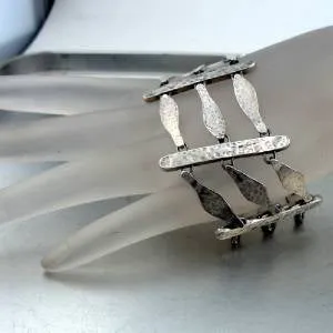 Bracelet 925 Sterling Silver Full of Presence Handmade Hadar Designers (H) SALE